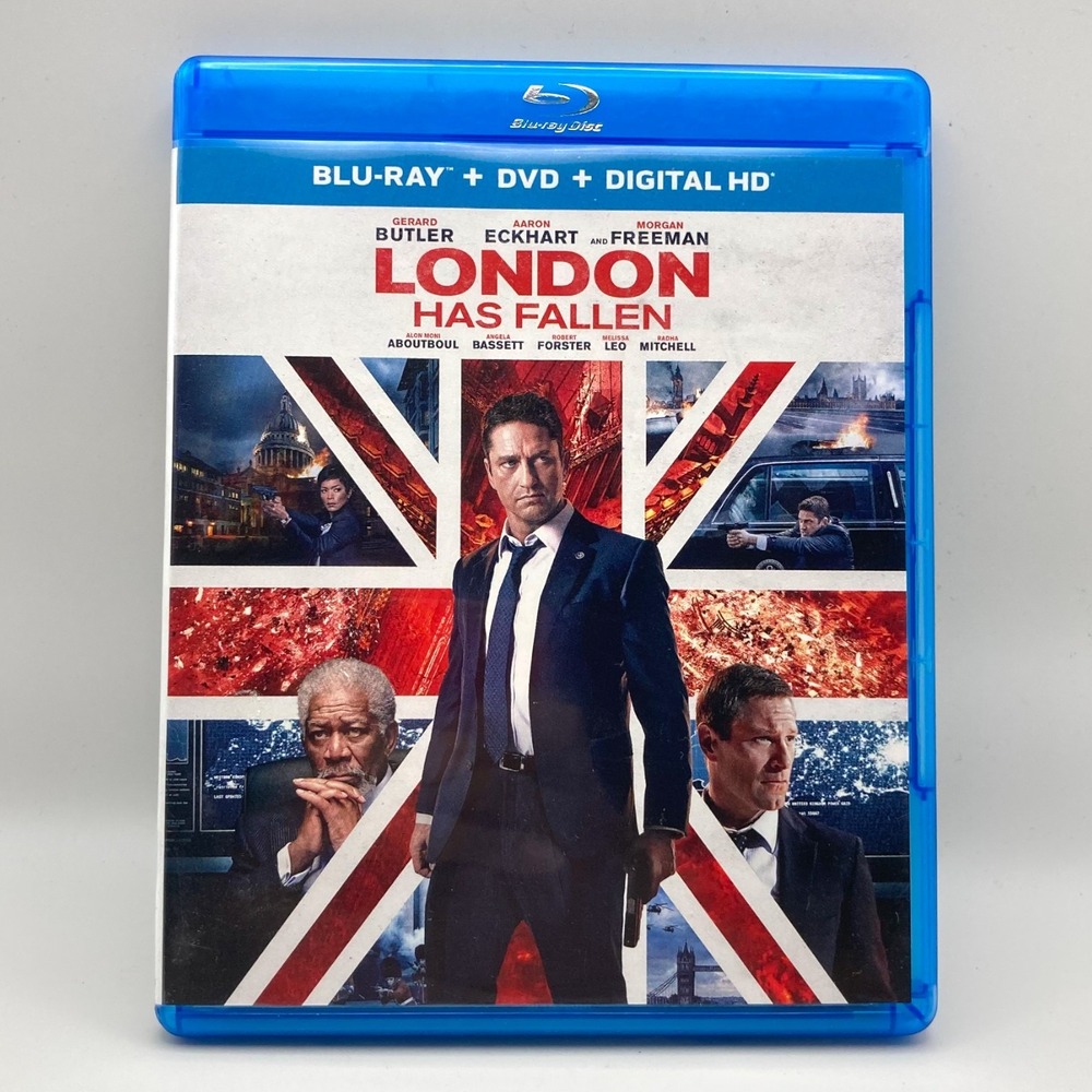 London Has Fallen Blu Ray DVD Digital HD Butler Morgan Freeman Action Preowned